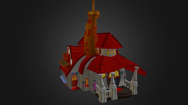 Country House 3D Model