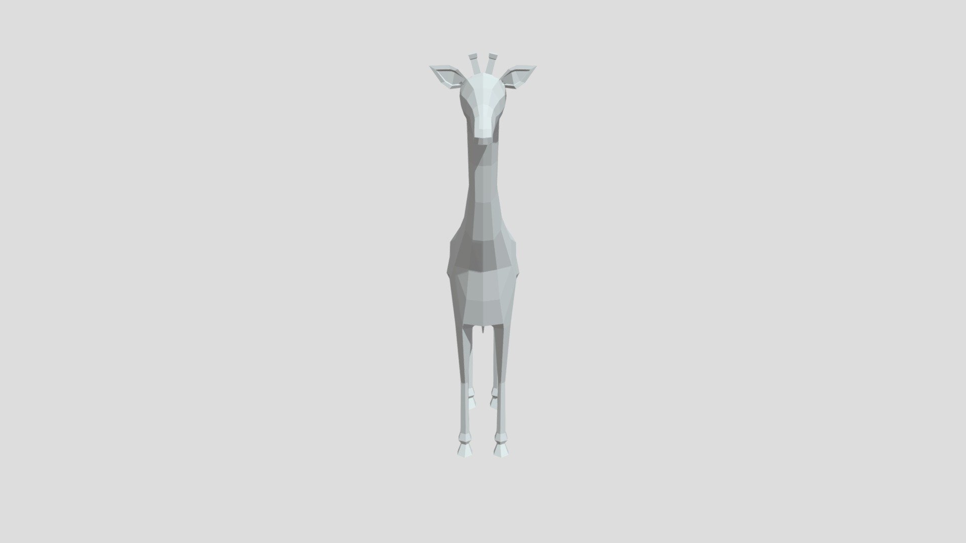 Giraffe from Poly by Google