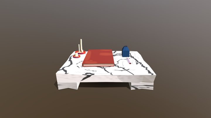 SM_tableDioramaExport 3D Model