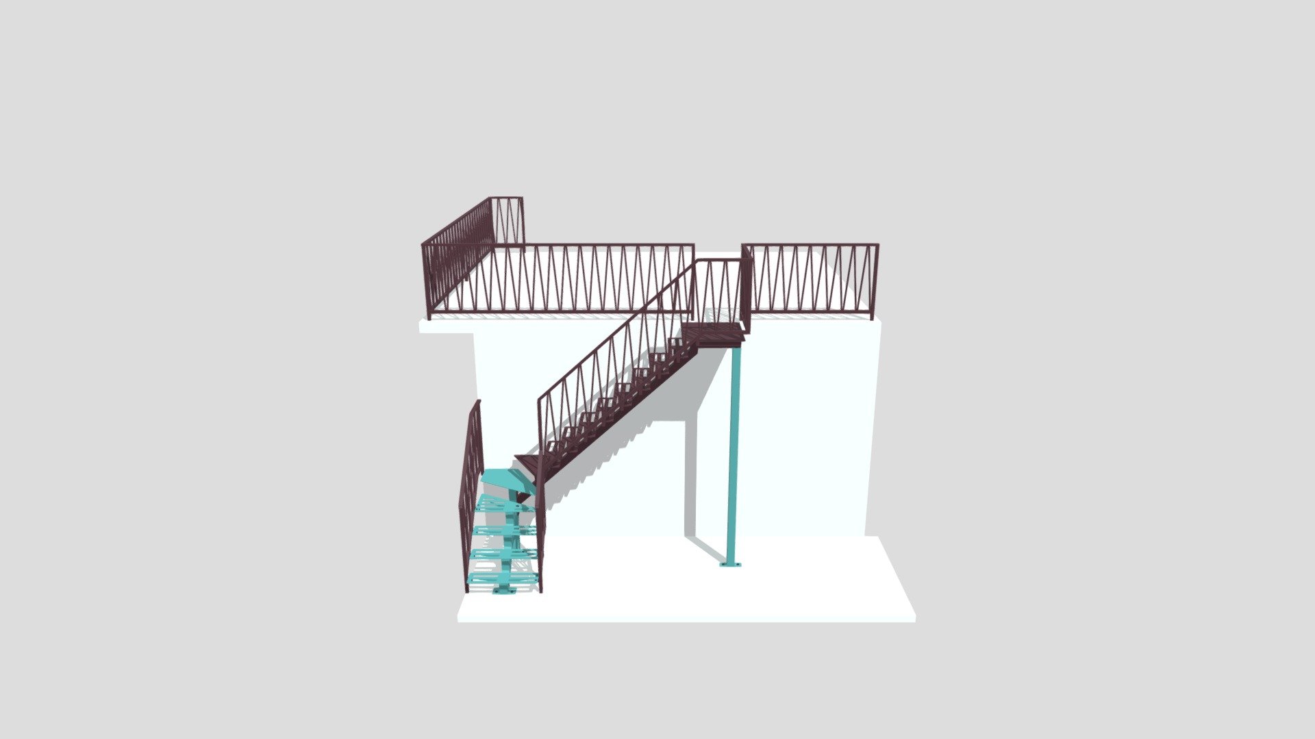 Model Scara Exterioara V4 — Sketchfab embed 3D viewer