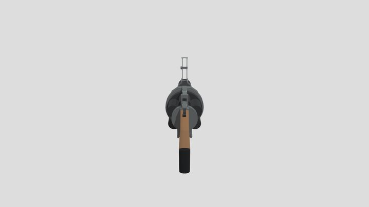Team Fortress 2 Grenade Launcher 3D Model