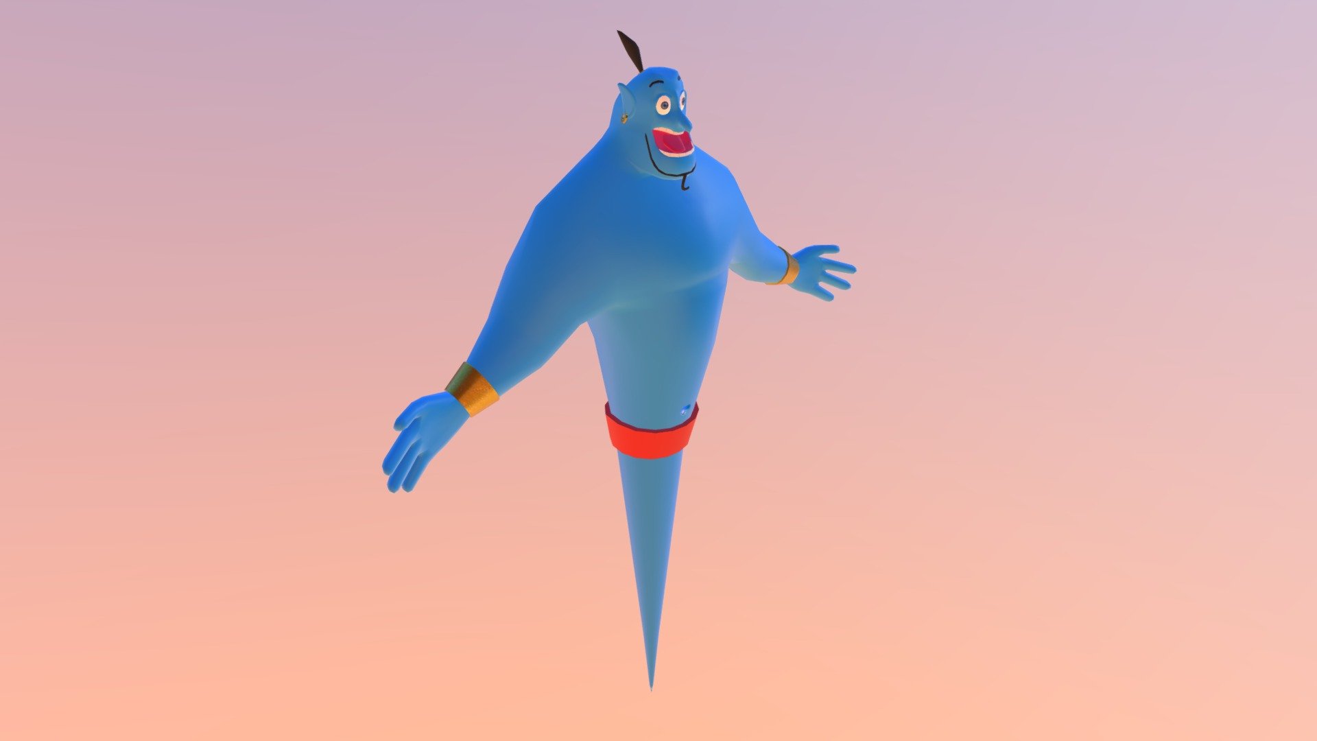 Genie 3D model by 3beeepb [d917f12] Sketchfab