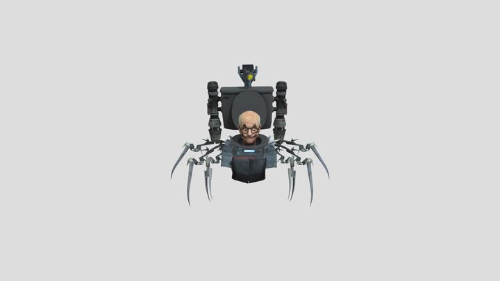 Scientist Skibidi Toilet 3D Model