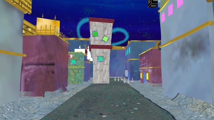 Wii Truth Or Square - Downtown Bikini Bottom 02 – Modelo 3D gratuito STL