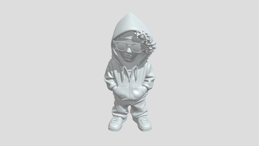 Stylized hip-hop figure
