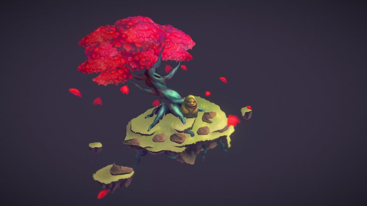 2.5D Japanese Maple 3D Model