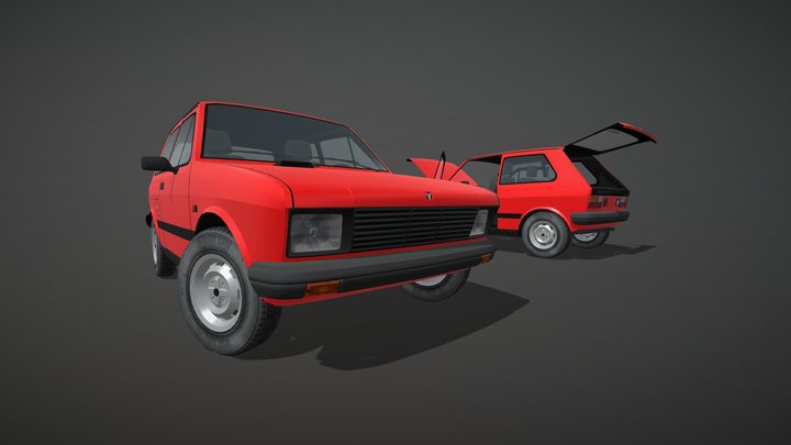 Zastava Yugo - NFS ProStreet Pepega Edition 3D Model