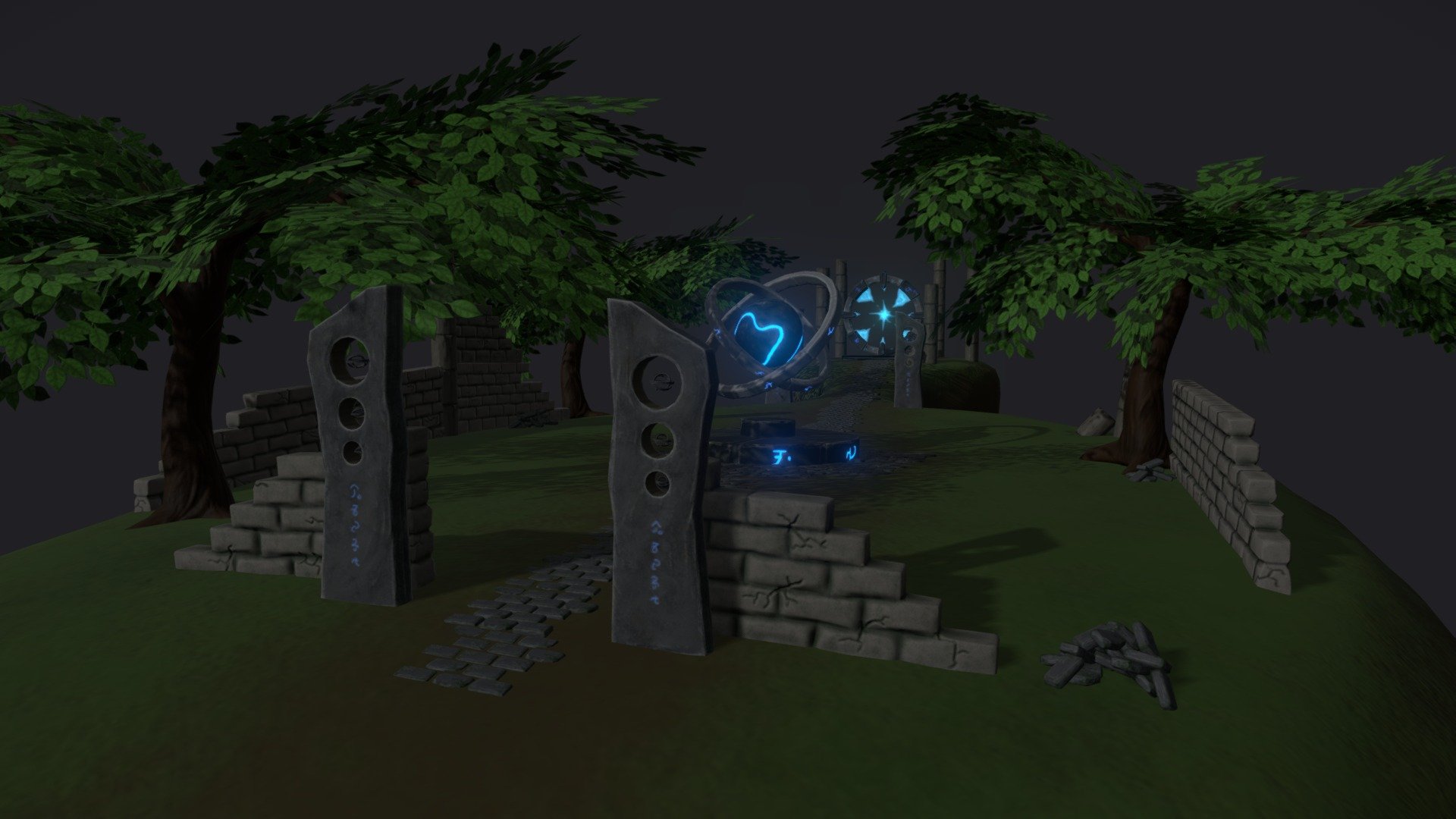 The lost portal - Enviroment