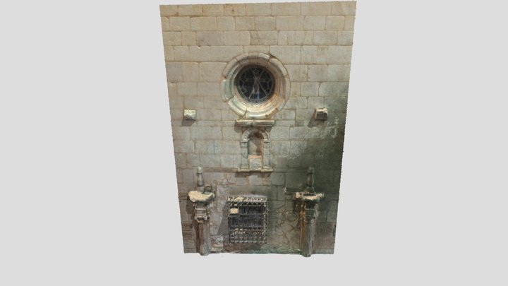 Lateral Iglesia Parroquial de San Andrés 3D Model