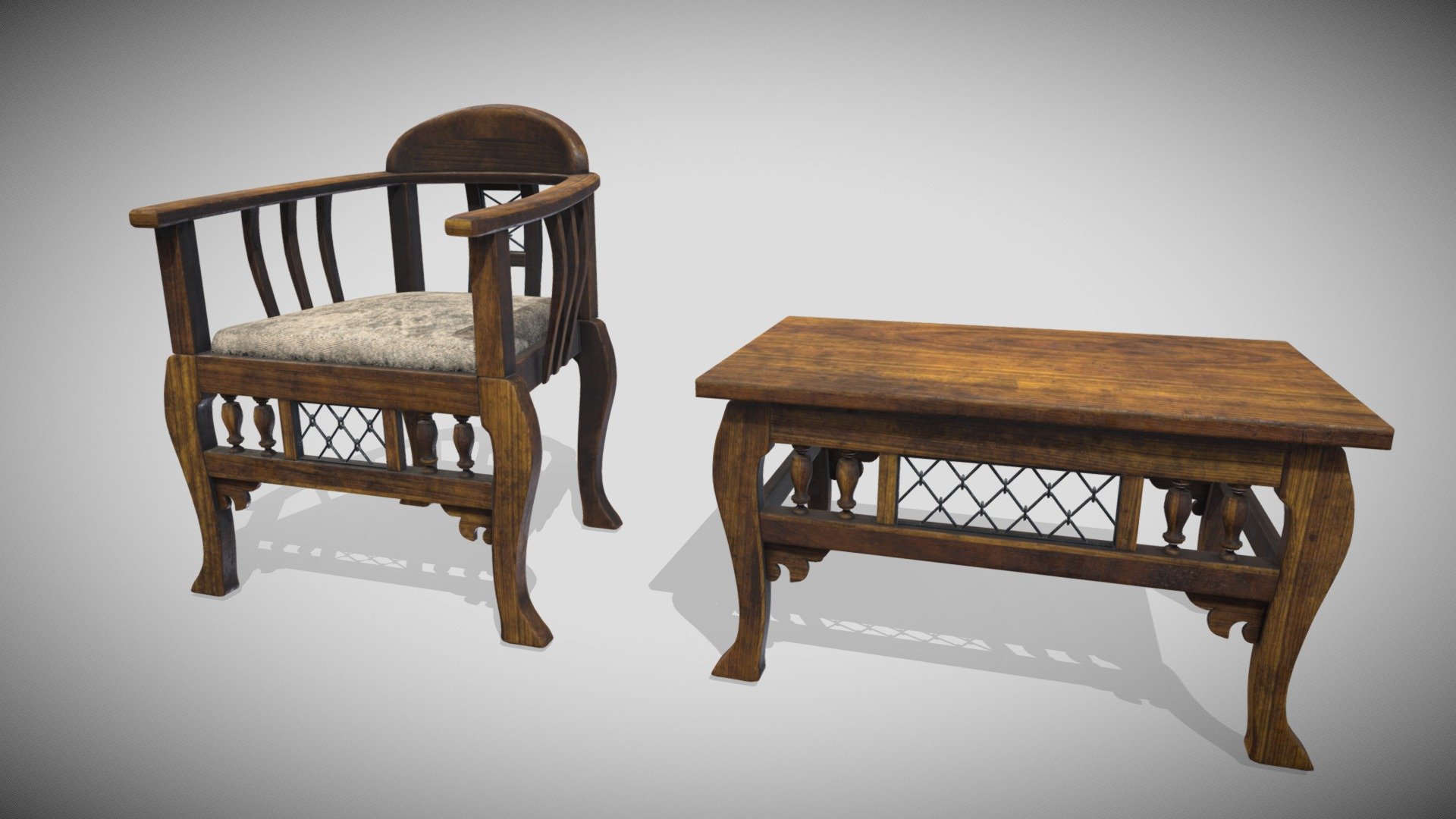 Furniture Set Asia - Buy Royalty Free 3D Model By Francesco Coldesina ...