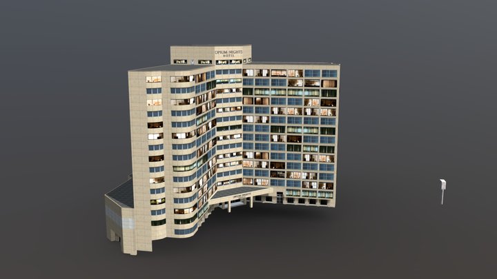 Hotel Opium Nights 3D Model