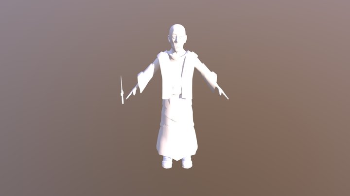 Priest 3D Model