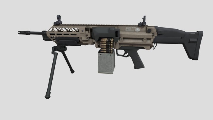 FN EVOLYS 7.62 3D Model