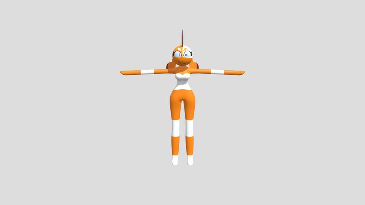 Ginger the clownfish! 3D model
