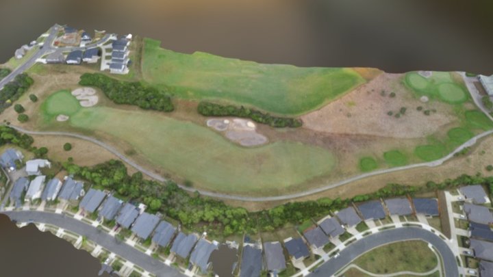 GH Golf Course Hole10 3D Model