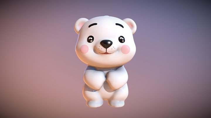 Polar Bear 3D Model