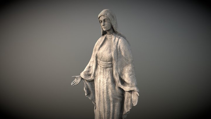 Saint Maria for Games and VR 3D Model
