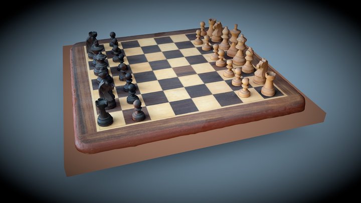 Chess-game 3D models - Sketchfab