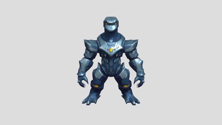 robotic humanoid creature 3D Model