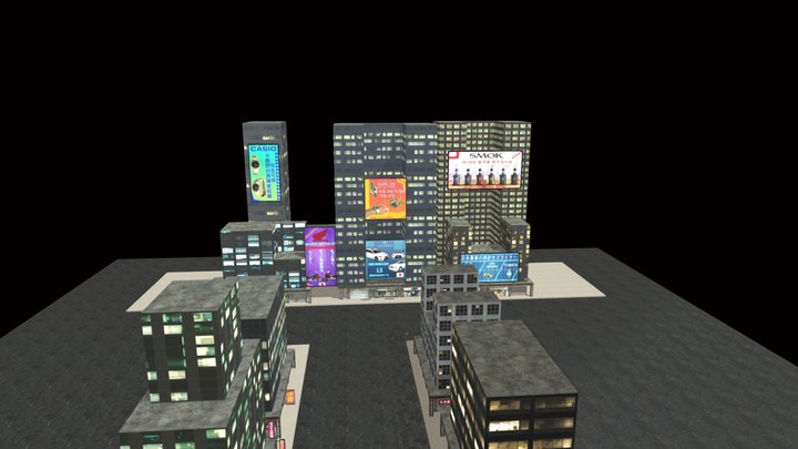 Billboard Ads 3D Model