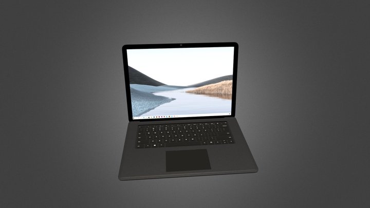 Notebook Microsoft Surface Laptop 3 3D Model