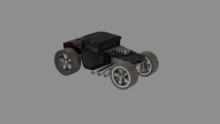 Hot rod 3D Model
