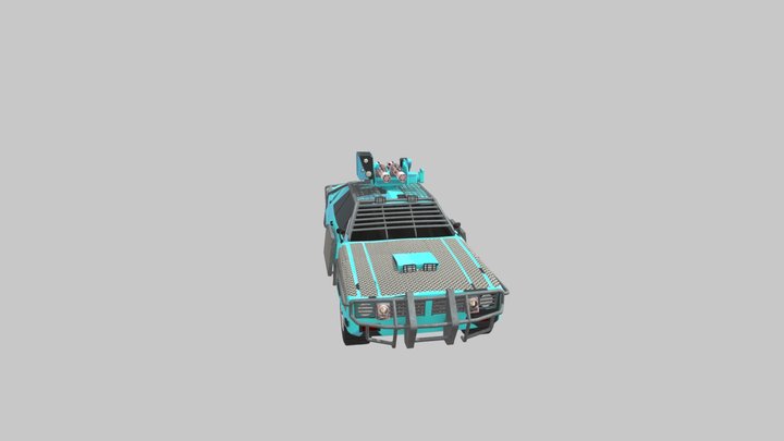3D Hard Surfaces Vehicle 3D Model