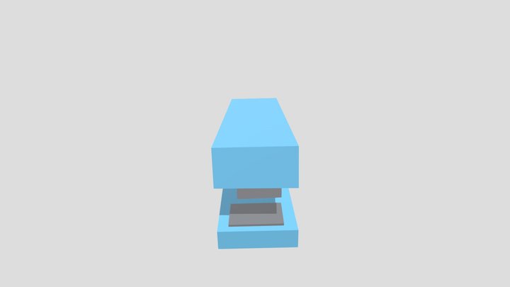 3D Sketchbook 1 Stapler Model 3D Model