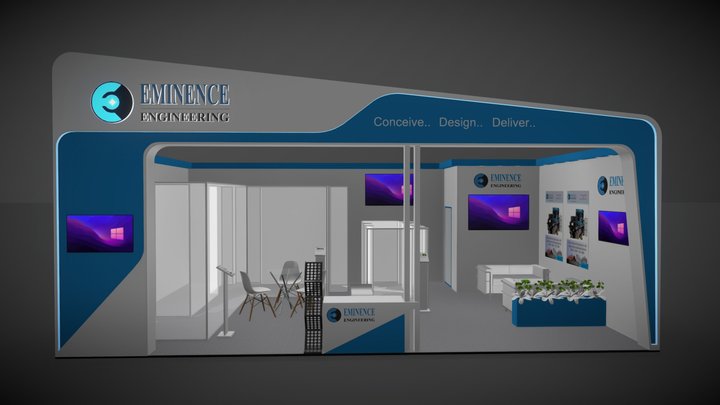 Eminence Exhibition Stall Design 3D Model