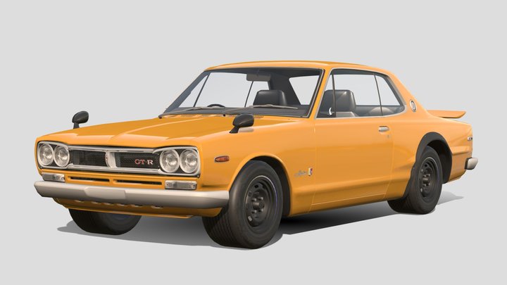1971 Nissan Skyline 2000 GT-R – Modèle 3D gratuit STL