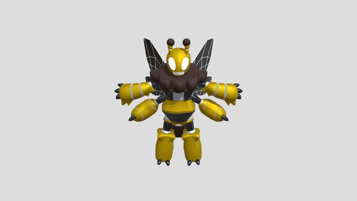 Bumble the Bee-Bot 3D Model