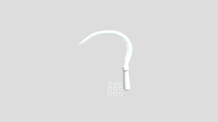 Sickle w/ chains for 3d printing