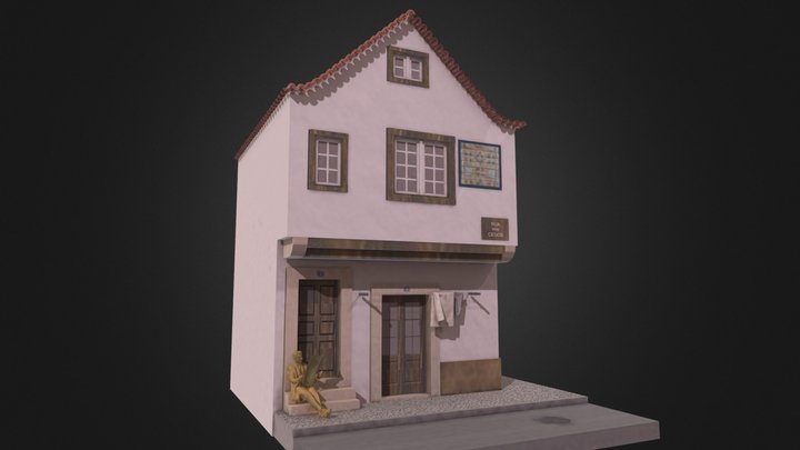 Oldest House Lisboa 3D Model