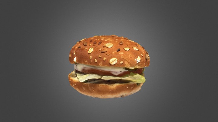CBJ's Handy Size Burger (Finalized) 3D Model