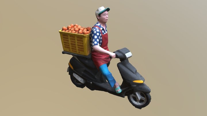 The Delivery Man 3D Model