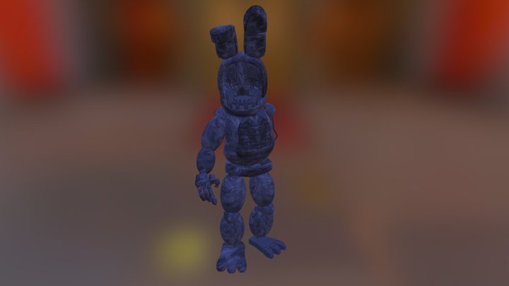 Withered Bonnie pose 3D Model