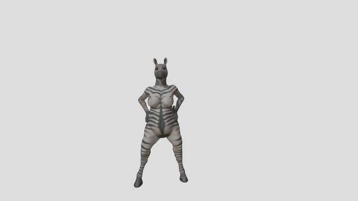 Zebra_DemoSFW 3D Model