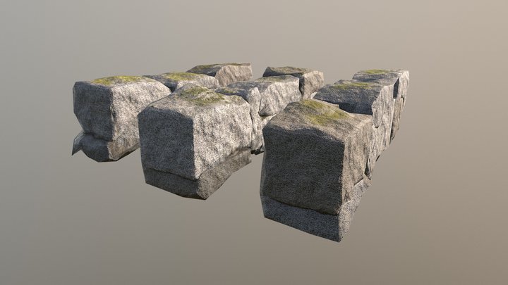 Rockwalls 3D Model