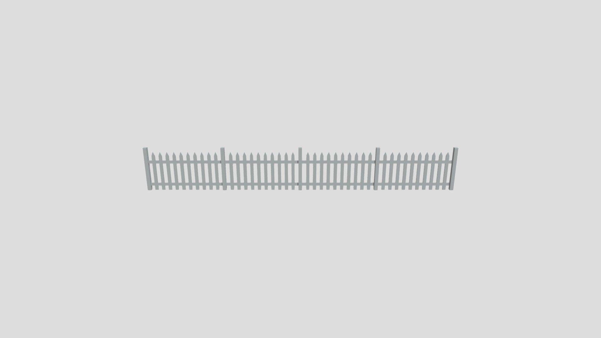 Picket fence from Poly by Google