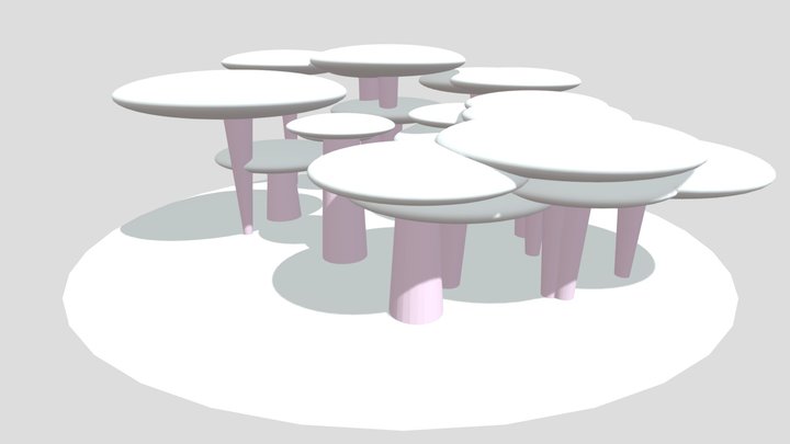Parametric Forest Rachel 3D Model