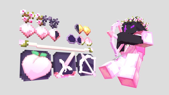 Peach Blossoms [32x] Showcase - MaxTheDrakula 3D Model
