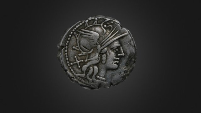 Ancient Coin / Rome FBX 3D Model