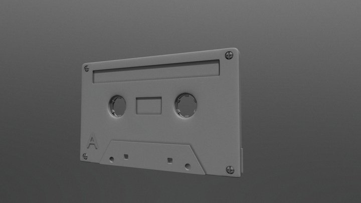 Cassette Tape 3D Model