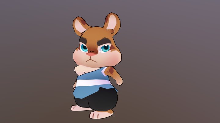 Chipmunk 3D Model