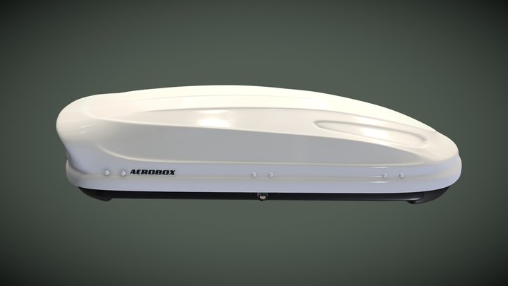 Аэробокс белый глянец (закрытый) 3D Model
