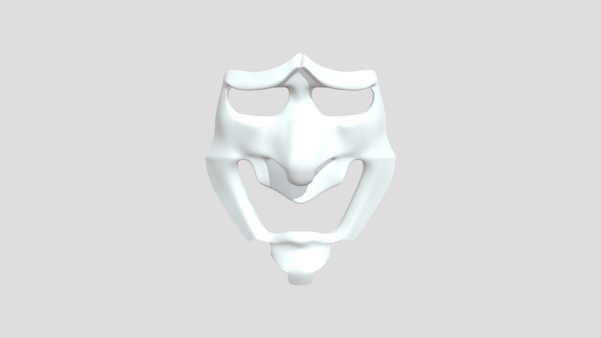 kabuki mask - 3D model by Damian Wiercimak (@MokryDaniel) [d92af6c ...