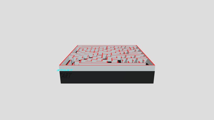 Maze Solver 3D Model