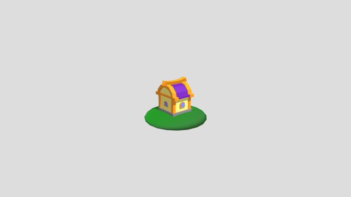 HOUSE (COLORED) 3D Model