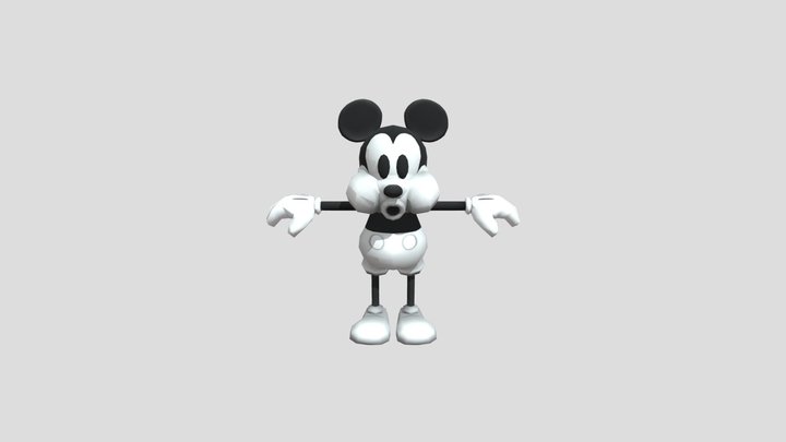 Mickey Mouse Classic -  Disney Magic Kingdoms 3D Model