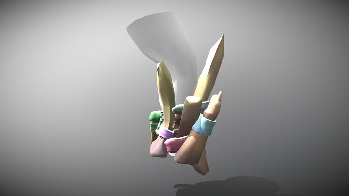Bone Arm Guard 3D Model